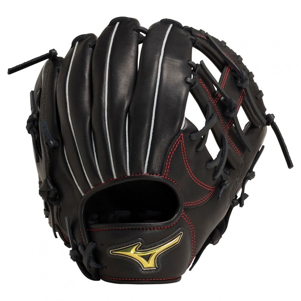 Mizuno Global Elite 軟式 グローブ ブラック 少年野球 MIZUNO 少年軟式用 Mz Softer オールラウンド 右投 （ブラック