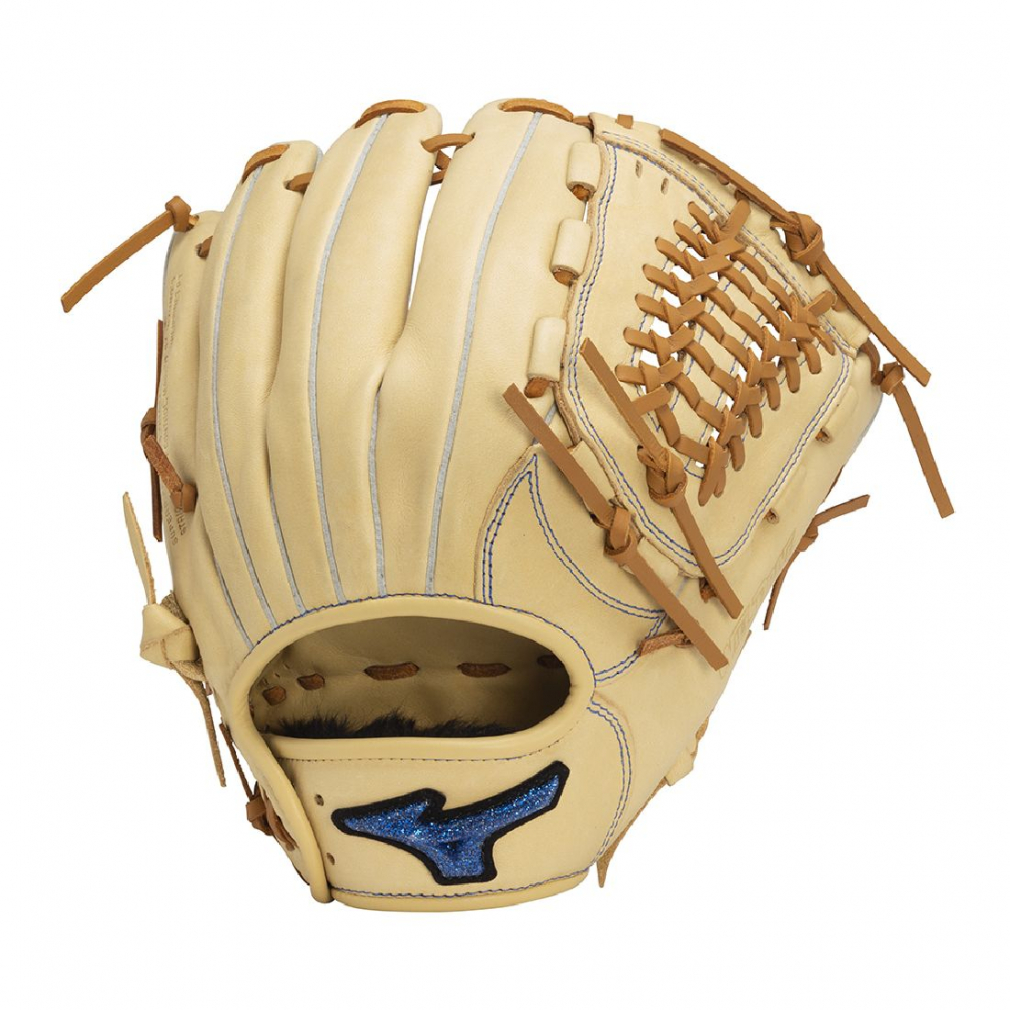 MIZUNO ジュニア軟式用 ウィルドライブ ブルー IBE仕様 オールラウンド 右投 （ブロンド/コルク） 1AJGY31640 8049 WILL DRIVE 軟式グローブの商品画像