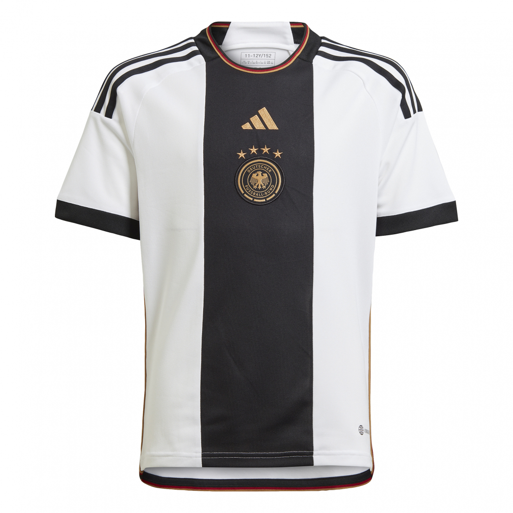 adidas サッカードイツ男子代表 2022 ホームユニフォーム（キッズ）HF1467 サッカーサポーターグッズのユニフォームの商品画像