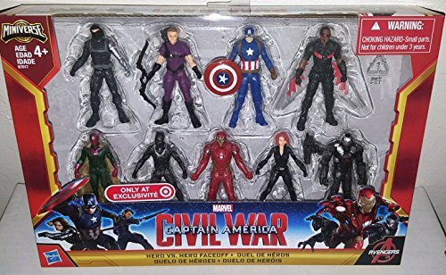 100 の保証 キャプテン アメリカ シビル ウォー ターゲット限定 2 5インチミニフィギュア 9パック ヒーロー Vs ヒーロー フェイスオフ Marvel メール便なら送料無料 Www Doctor Plan Com