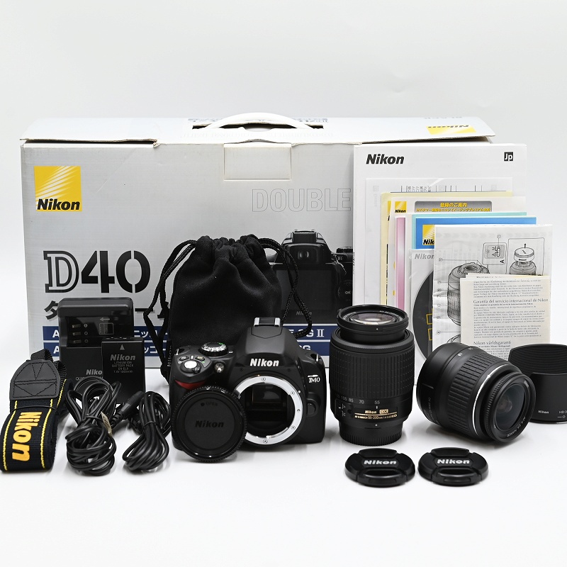 ニコン ニコンDシリーズ D40 ダブルズームキットII（ブラック