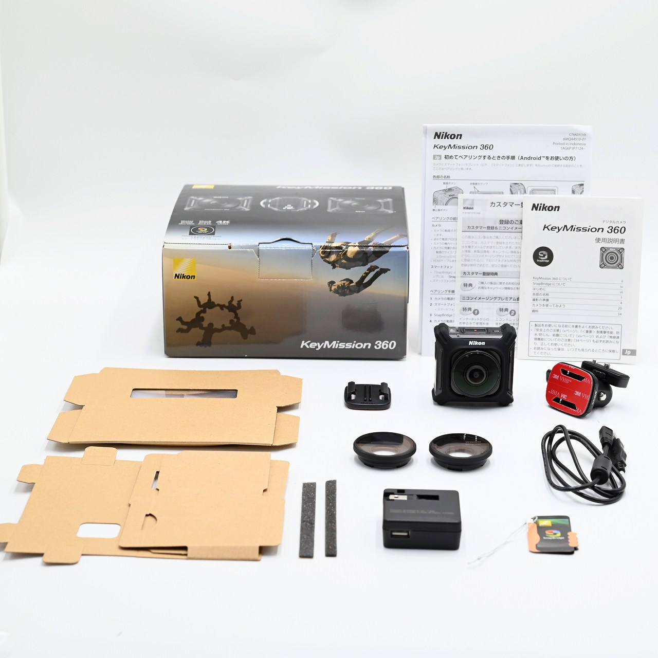 ニコン KeyMission 360 KM360BK (ブラック) アクションカメラ ニコン KeyMission 360 KM360BK (ブラック) アクションカメラ