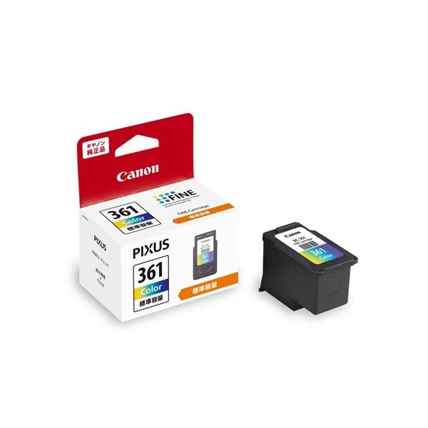 キヤノン FINEカートリッジ BC-361（3色カラー）×1個の商品画像
