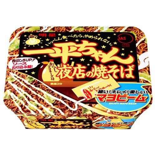 明星食品 明星 一平ちゃん 夜店の焼そば 135g×12個 一平ちゃん インスタント、カップ焼きそばの商品画像