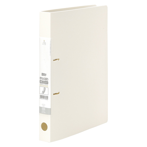 リクエスト D型リングファイル A4（白）G2220-0 1冊の商品画像