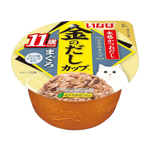 金のだし カップ 猫用 11歳からの まぐろ IMC-143 70g×1個