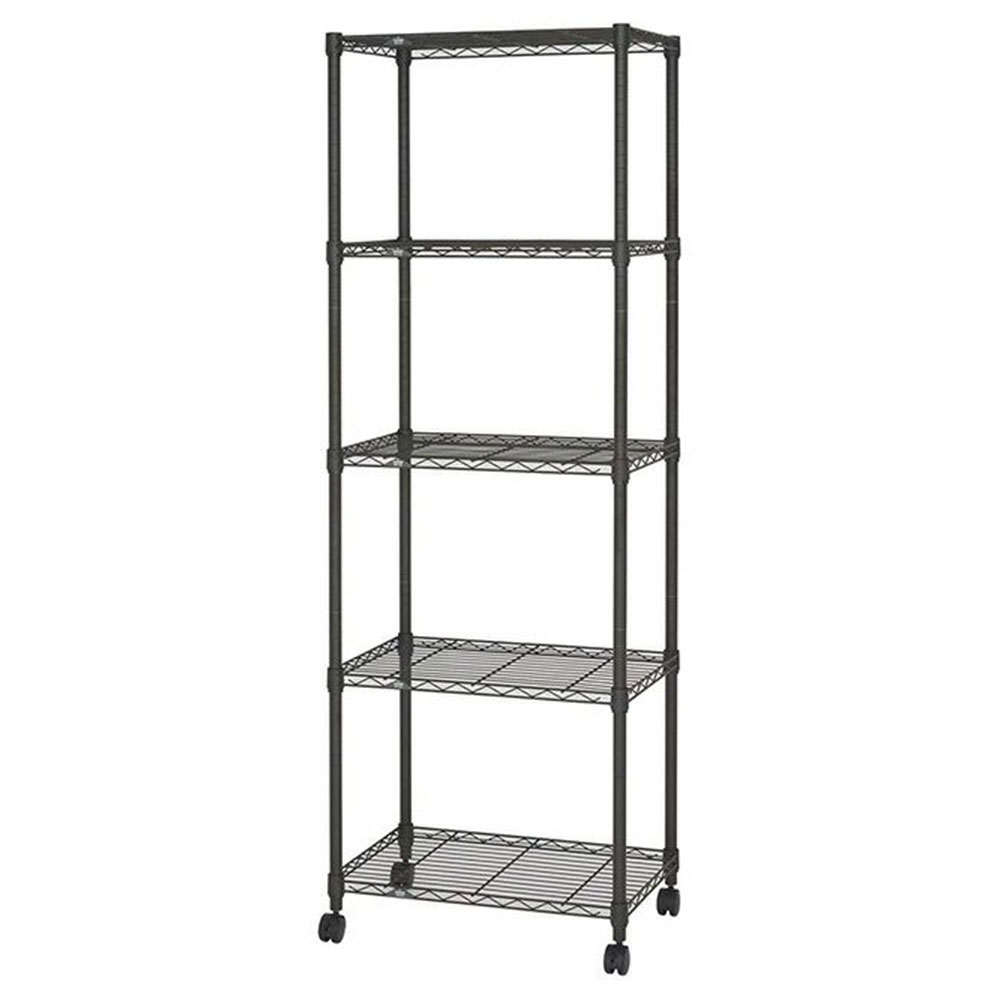 ルミナスノワールフリーラック 幅61cm 5段 奥行41cm NO6018-5の商品画像