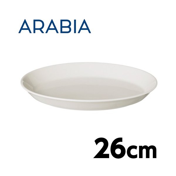 ARABIA ココ オーバルプレート 26cm （ホワイト） 食器皿の商品画像