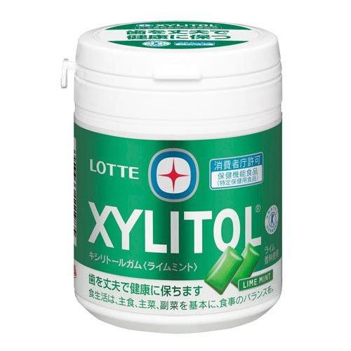 キシリトールガム ライムミント ファミリーボトル 133g×1個の商品画像