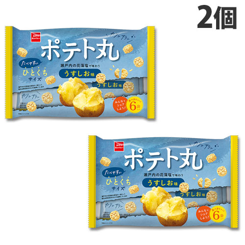 おやつカンパニー ポテト丸（うすしお味）108g（18g×6袋入）×1袋の商品画像