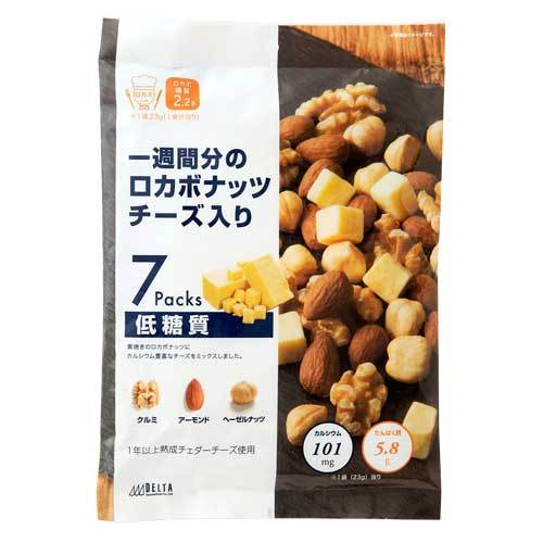 DELTA（食品） デルタ 一週間分のロカボナッツ チーズ入り×1 ミックスナッツの商品画像
