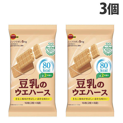 ブルボン 豆乳のウエハース 16枚 （2枚×8袋入）×6袋の商品画像