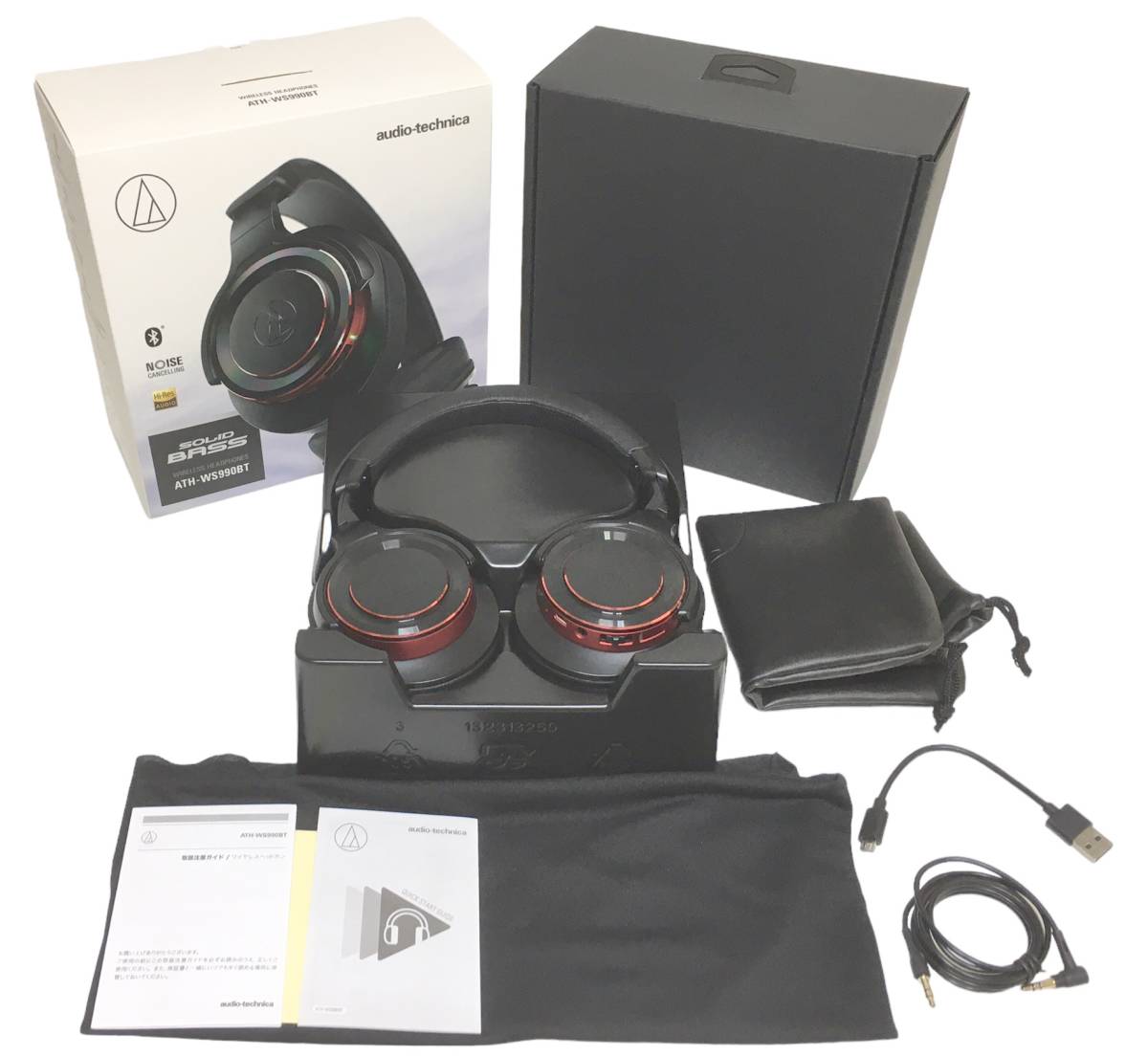 オーディオ テクニカ ATH-WS990BT BRD（ブラックレッド） ヘッドホン