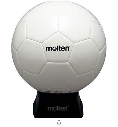 molten サインボール サッカー5号 置台付き F5W500 （ホワイト） サッカーボールの商品画像
