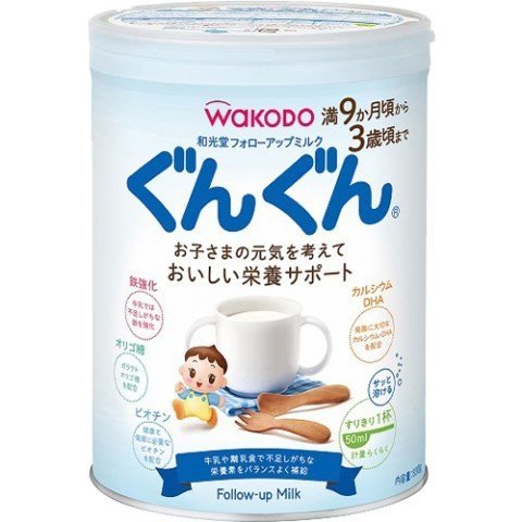 和光堂 フォローアップミルク ぐんぐん 大缶 830g 1缶 ぐんぐん 粉ミルク（ベビー用）の商品画像