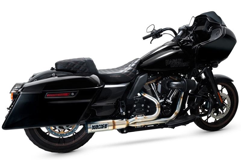 [18002592] VANCE&HINES HI-OUTPUT RR 2in1 Short exhaust 2017 year on and after touring model . standard. hard saddle-bag equipped car agreement 