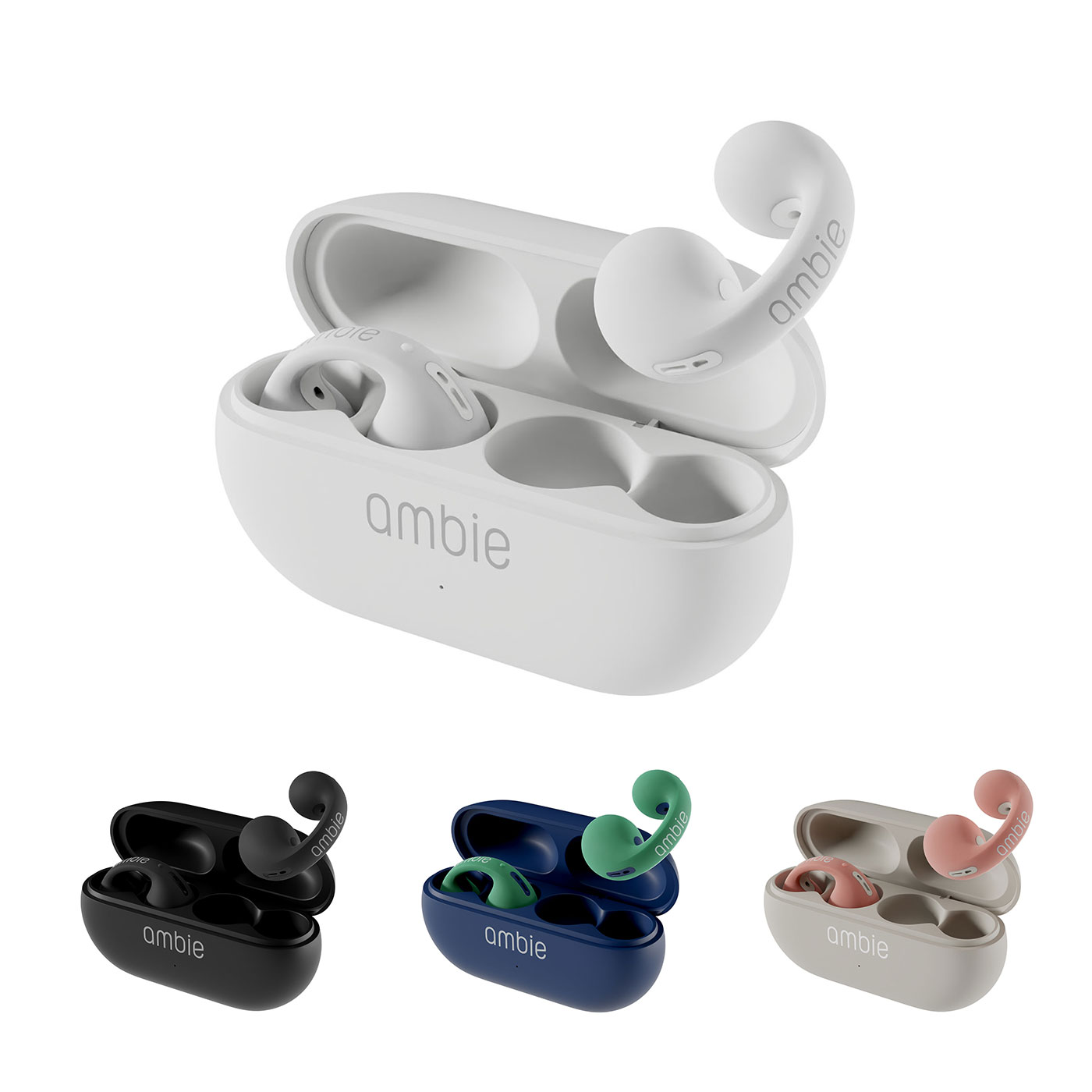 ambie ambie sound earcuffs AM-TW02WWC White × White イヤホン