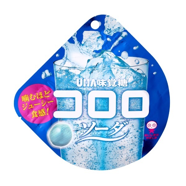 UHA味覚糖 UHA味覚糖 コロロ ソーダ 40g×6袋 グミ、ジェリービーンズの商品画像