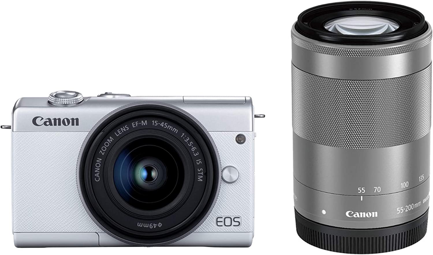 キヤノン EOS M200 ダブルズームキット (ホワイト) EOS EOS M ミラー キヤノン EOS M200 ダブルズームキット (ホワイト) EOS EOS M ミラー
