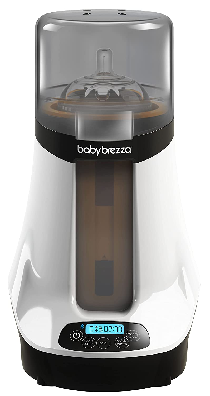 Baby Brezza baby b let's . safe & Smart automatic feeding bottle warmer doll hinaningyo temperature ... convenience smartphone operation 