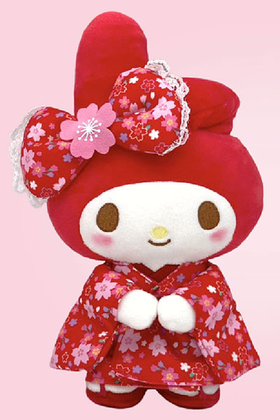 sanrio ナカジマコーポレーション サンリオキャラクターズ 桜着物 S