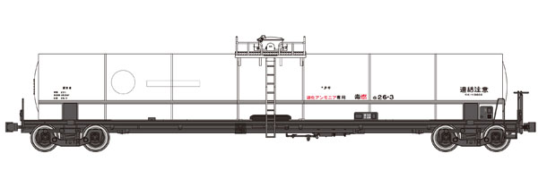 トラムウェイ タキ18600液化アンモニア（2両セット）A TW-t18600aの商品画像