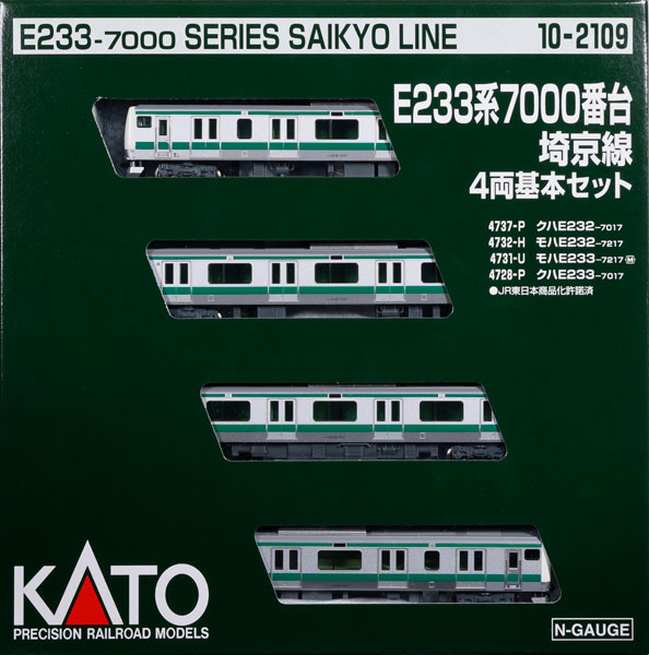 カトー カトー E233系7000番台 埼京線 4両基本セット 10-2109 模型