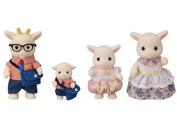 エポック社 エポック社 シルバニアファミリー FS-43 ヤギファミリー Sylvanian Families 着せかえ人形の商品画像