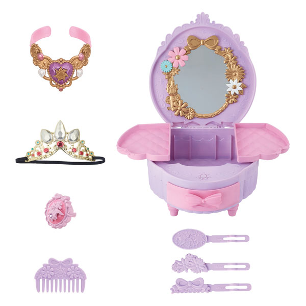 バンダイ レミン＆ソラン ラプンツェル プリンセスステップドレッサーの商品画像