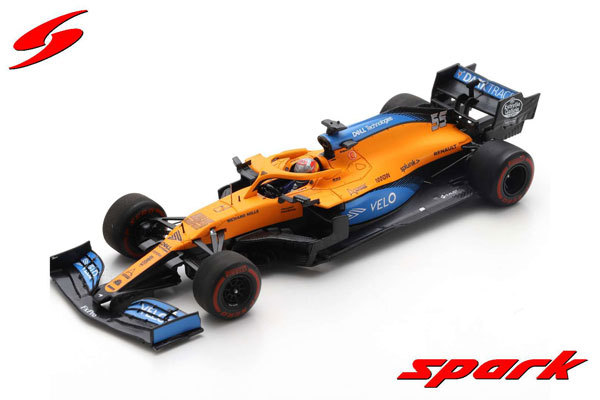自動車 Spark McLaren MCL35 2020 スパークモデル McLaren MCL35 No.55 McLaren F1 Team Barcelona Test