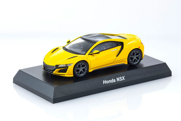 京商 ホンダ NSX （イエロー） （1/64スケール KYOSHO MINI CAR