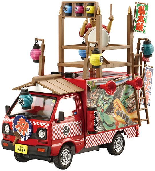青島文化教材社 移動販売 お祭りわっしょい （1/24スケール 移動販売