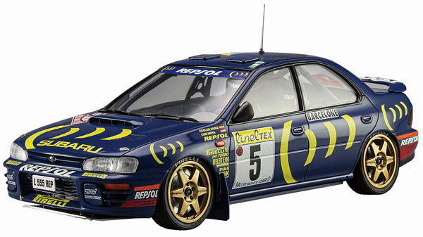 ハセガワ スバル インプレッサ WRX 1995 モンテカルロ ラリー ウィナー