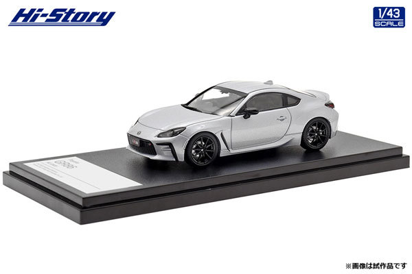 ハイ・ストーリー Toyota GR86 RZ （2021） アイスシルバーメタリック （1/43スケール ダイキャスト HS384SL） おもちゃのミニカーの商品画像