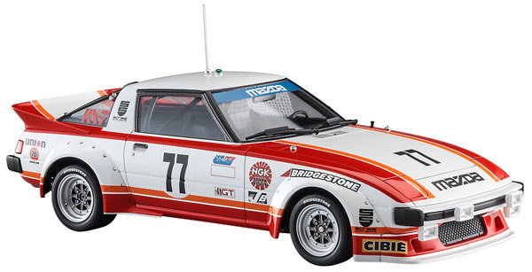 マツダ サバンナ RX-7 （SA22C） `1979 デイトナ CAR No.77` （1/24スケール 20587）