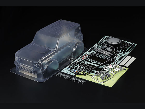 タミヤ SP.1687 1/10RC フォード ブロンコ 2021 スペアボディ