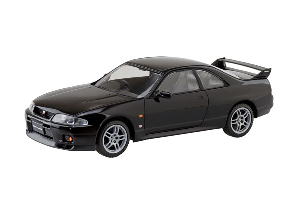 青島文化教材社 ニッサン R33 スカイライン GT-R （ブラック）（1/32スケール ザ・スナップキット No.15-B 063545） 自動車の模型、プラモデルの商品画像