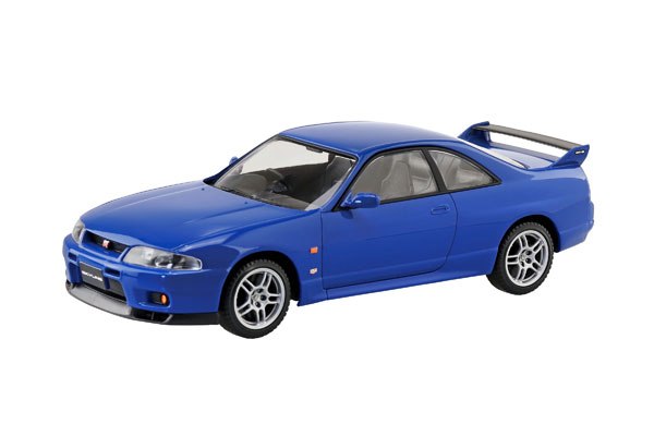 青島文化教材社 ニッサン R33 スカイライン GT-R （チャンピオンシップブルー） （1/32スケール ザ・スナップキット No.15-E 064580） 自動車の模型、プラモデルの商品画像