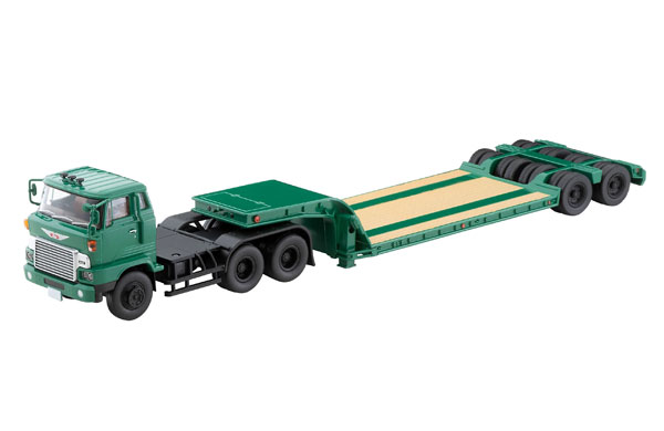 トミーテック　日野　重搬トレーラー東急 トミーテック LV-N173b 日野 HH341 重機運搬トレーラ （緑） （1/64