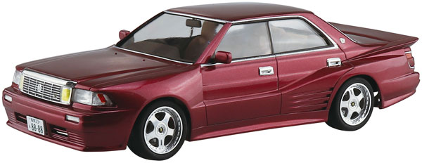 青島文化教材社 UZS131 クラウン 1989 ブリスタースタイル （トヨタ） （1/24スケール ザ・チューンドカー No.81 066720） 自動車の模型、プラモデルの商品画像