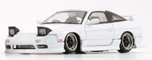 ビー・エムクリエイションズ 日産 180SX ホワイト RHD （1/64スケール