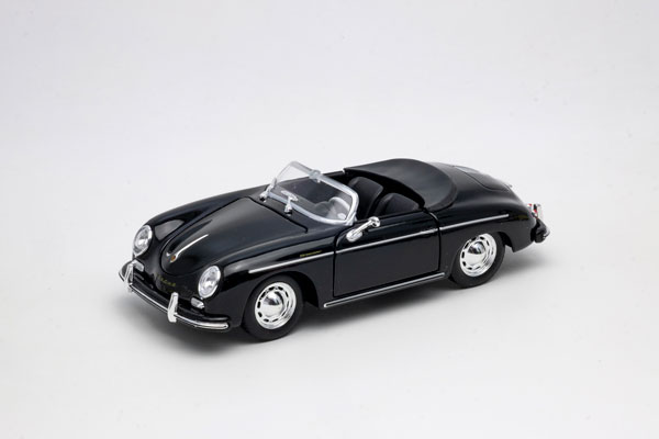 1/24 ポルシェ 356A スピードスター (コンバーチブル) ブラック [WELLY] おもちゃのミニカーの商品画像