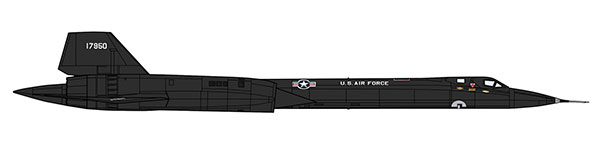 1/72 SR-71 ブラックバード (A型) “初号機 プラモデル [ハセガワ] ミリタリー模型の商品画像