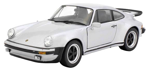 ポルシェ 911 シルバーミニカー 1/24 ポルシェ 911 ターボ 1974（シルバー） [WE24043S2] おもちゃの