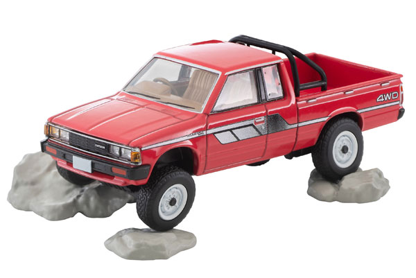 トミーテック LV-N320b ダットサン トラック 4WD キングキャブ AD （赤