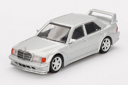 メルセデス ベンツ 190E 2.5-16 エボリューション II アストラルシルバー （左ハンドル） （1/64スケール ミニGT MGT00852-L）の商品画像