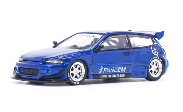 PANDEM CIVIC EG6 v1.5 METALLIC BLUE おもちゃのミニカーの商品画像