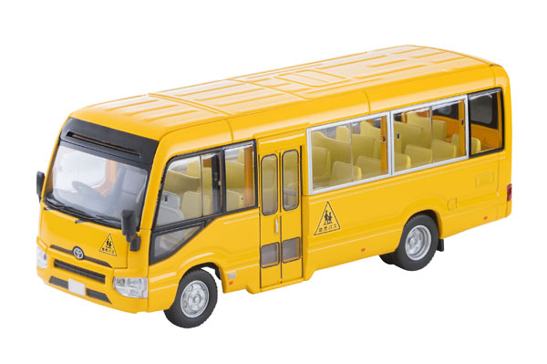 新品　デッドストック　トレン太くんコースター　1998年日本製　ミニカー　レトロ トミーテック LV-N348a トヨタ コースター 幼児専用車 （黄） （1/64