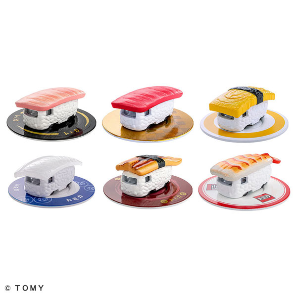 タカラトミー 全6種セット 「ドリームトミカ 寿司トミカ 其の一