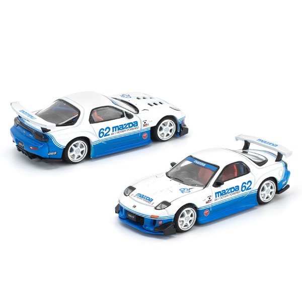 マツダ RX-7 （FD3S） ブルー/ホワイト おもちゃのミニカー - 最安値